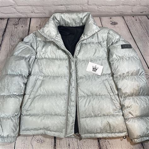 dior puffer grey